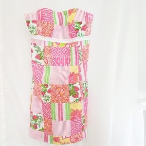 Lilly Pulitzer bowen local patch strapless dress